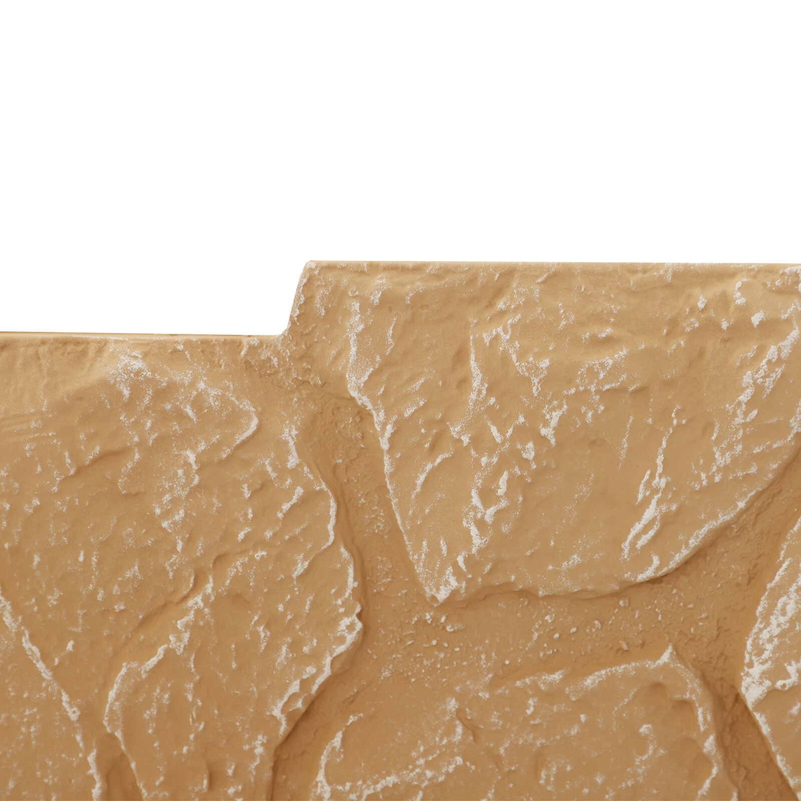 3D Faux Stone Wall Panel for Interior Exterior Decor PU Wall Panel Light Brown