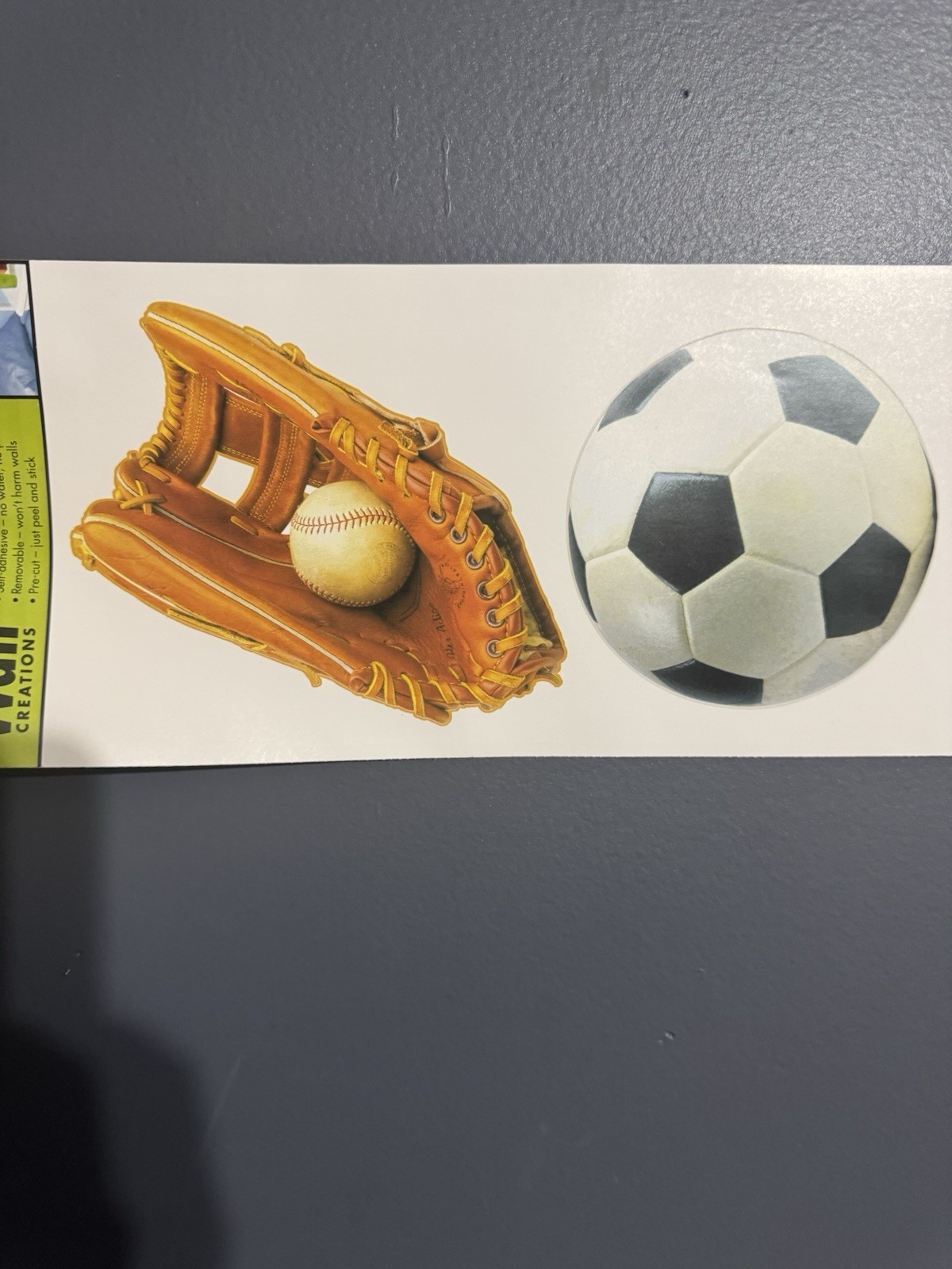 New Wall Sticker Basketball Soccer Football Boxing Wall Creation Multicolor Numb