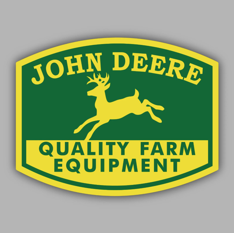 John Deere Decal Sticker Car Truck Wall Mirror Phone Tumbler Bumper