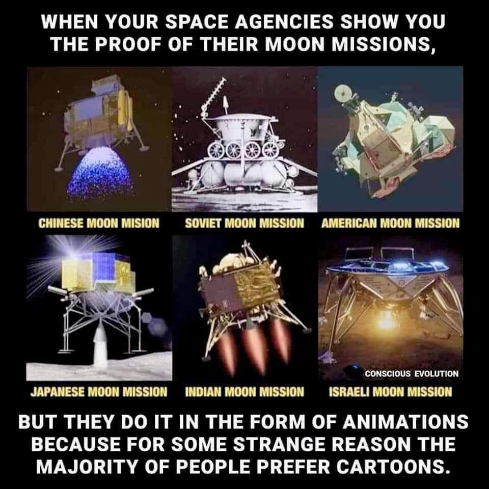 NASA MOON HOAX STICKERS