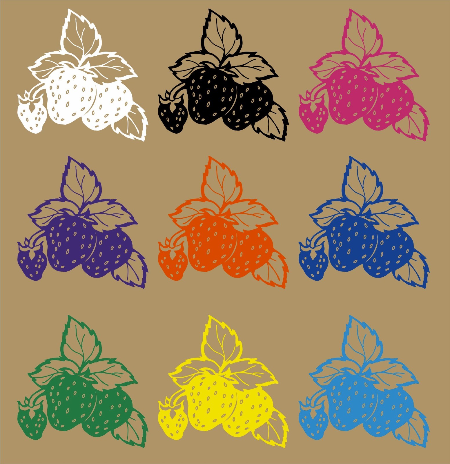 Strawberries Food Strawberry Fruit Car Truck Window Laptop Vinyl Decal Sticker
