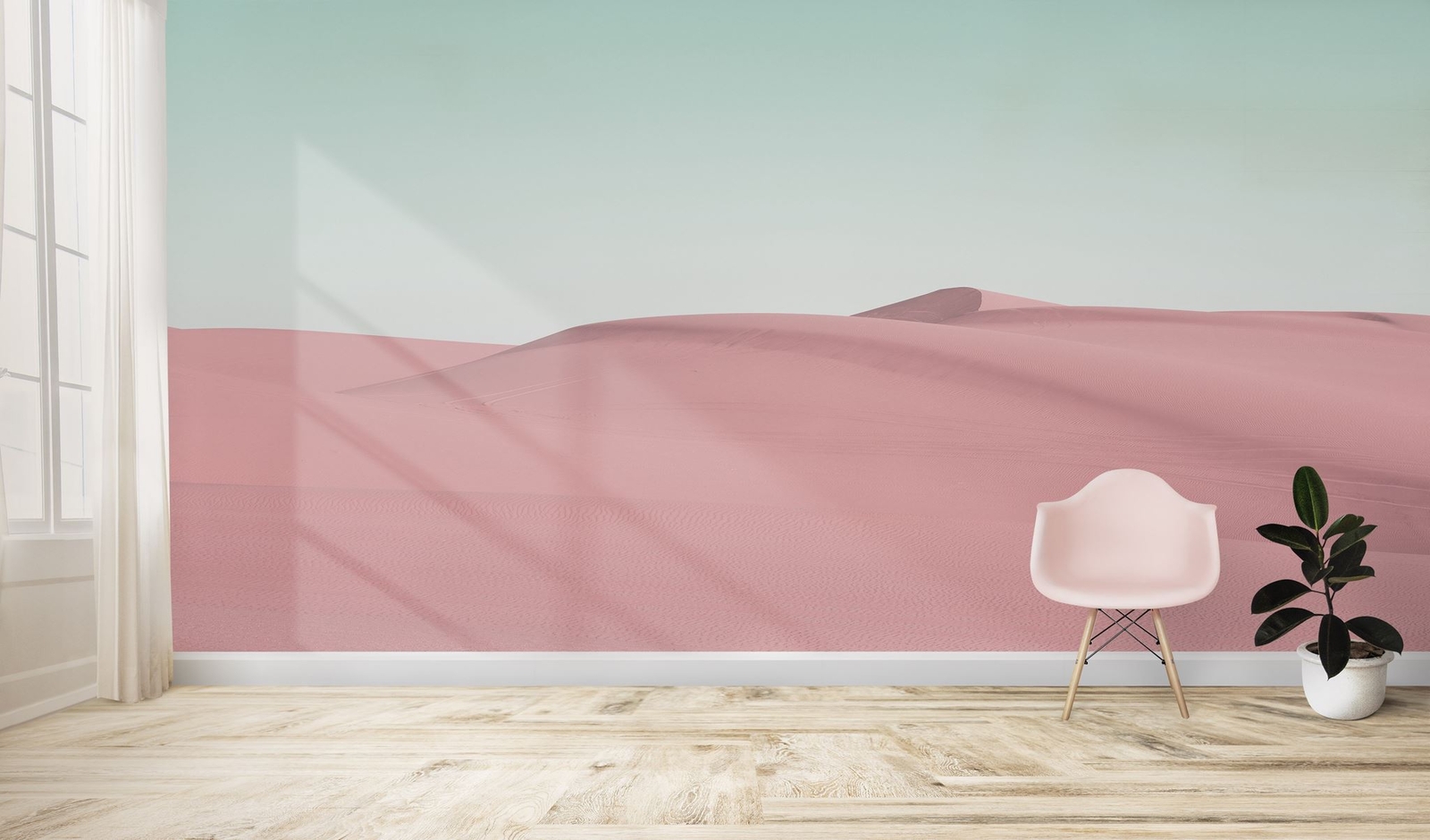 Sand Dunes in Southern California Landscape Wall Mural. Peel and Stick Wallpaper