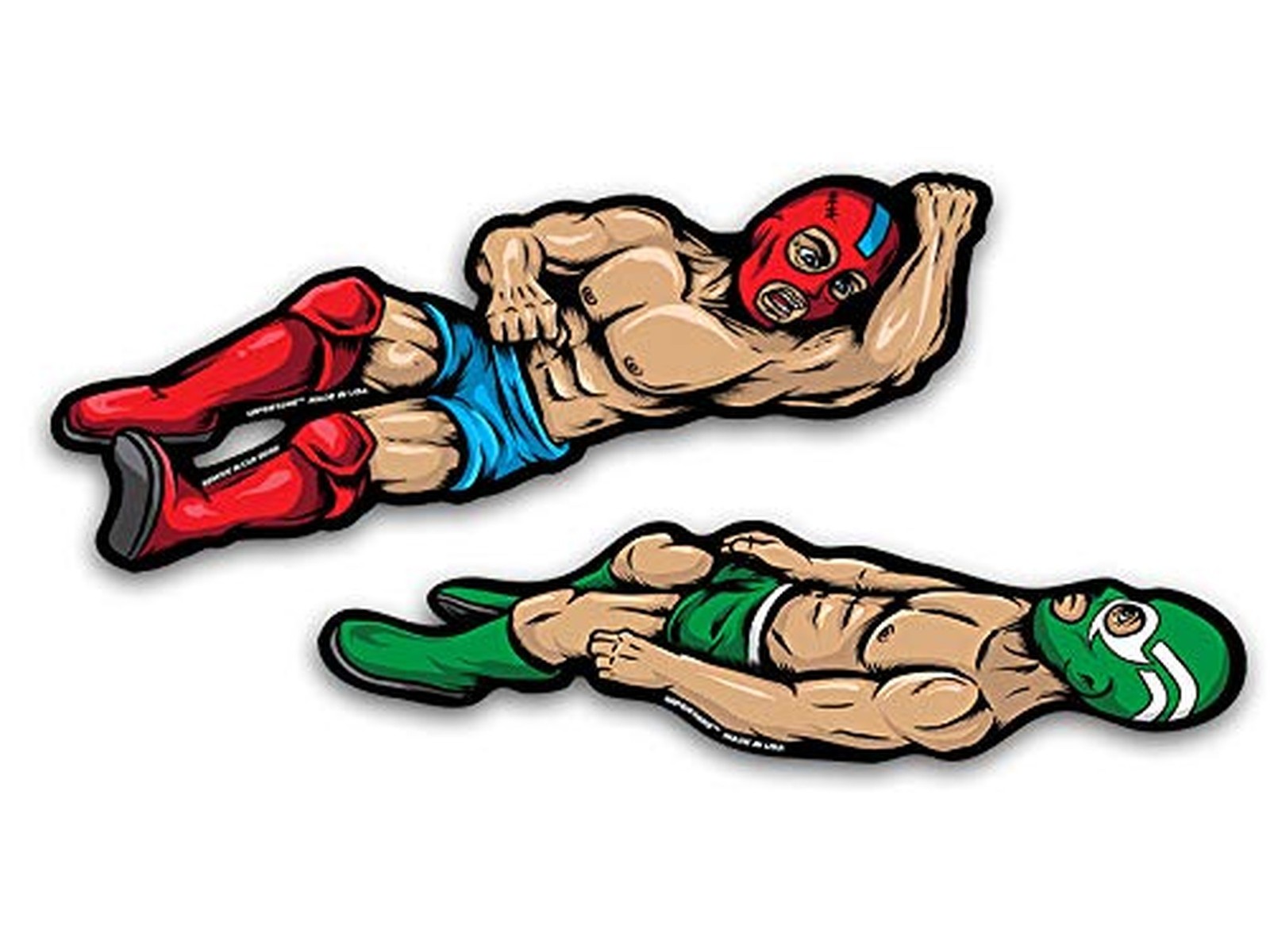 WiperTags Luchador Wrestling Cover and Decal for Rear Vehicle Wipers