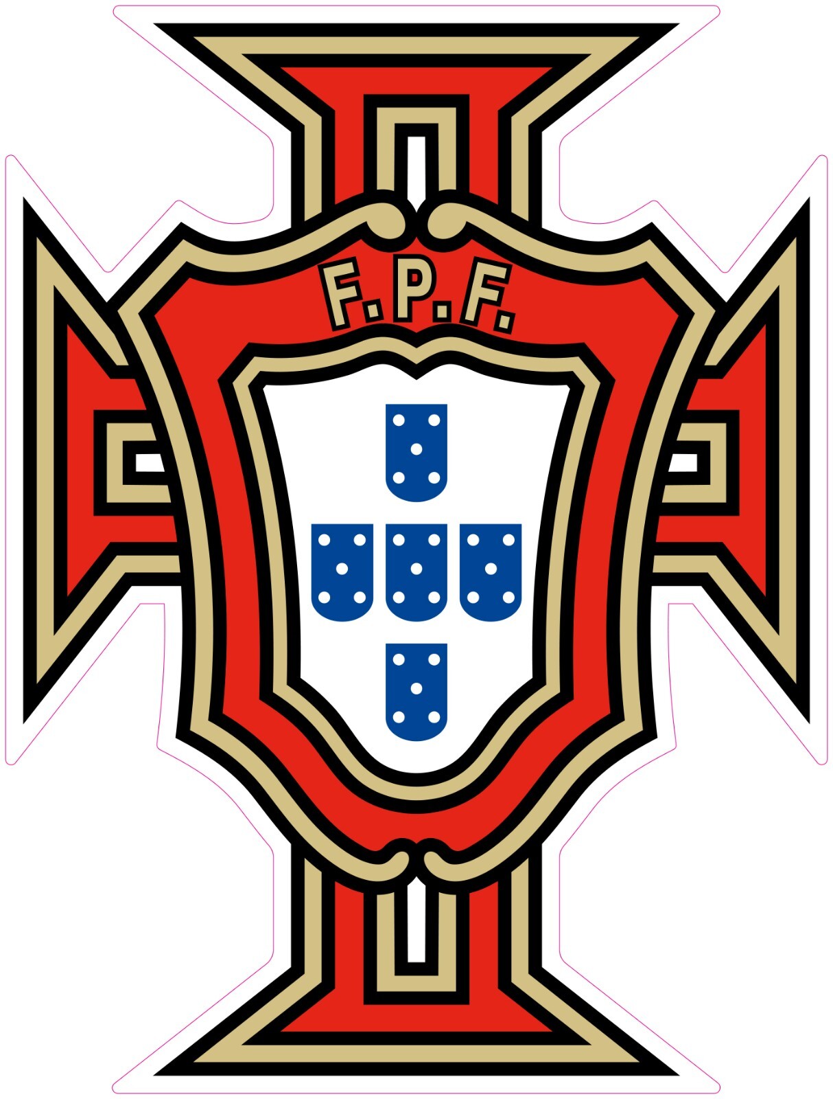 Portugal National Soccer Team Vinyl Decal Sticker Car Truck Bumper Laptop Mug