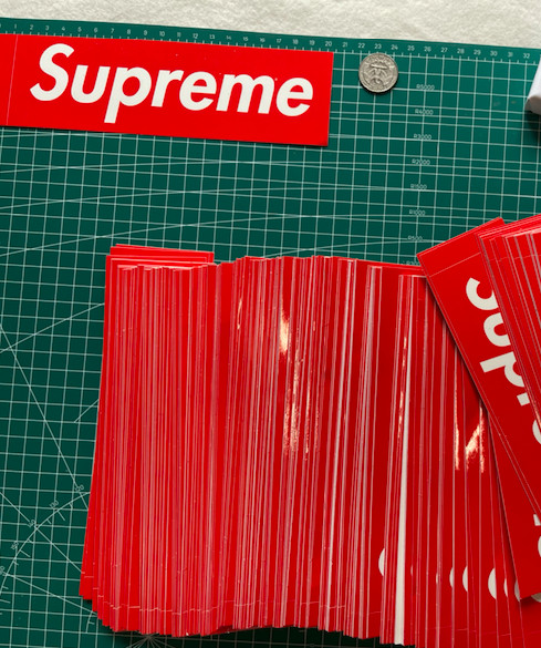 Supreme Box Logo Sticker Red Authentic Various Pack Free Shipping Ship SameDay