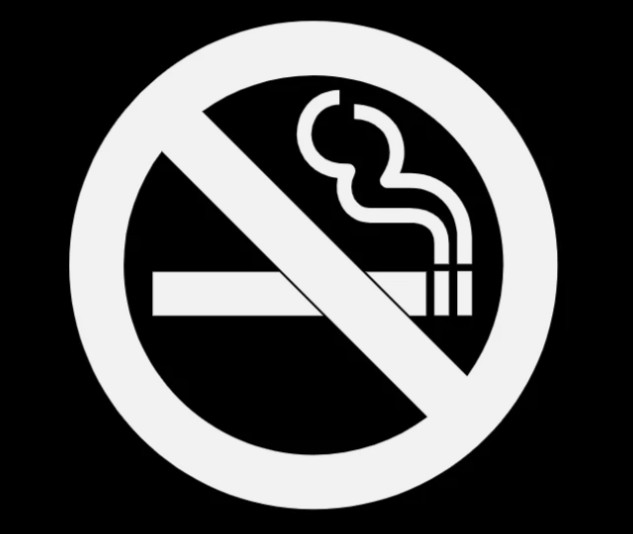 NO SMOKING Sticker Vinyl Decal Warning Sign Danger Circle Window Wall Door Smoke