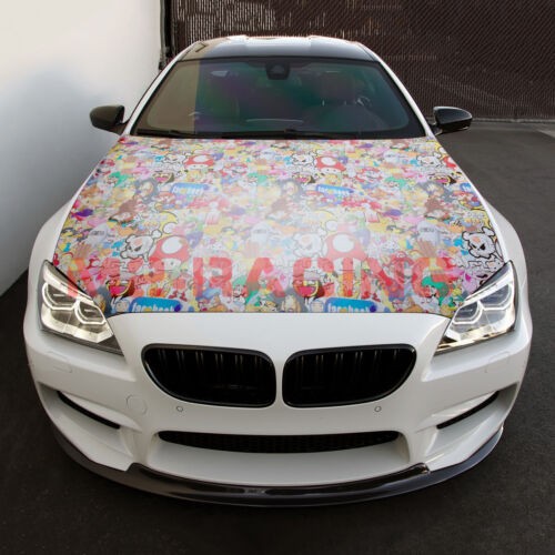 Sticker Bomb Vinyl Wrap Decal Film Graffiti Cartoon Anime JDM USDM Sheet DIY