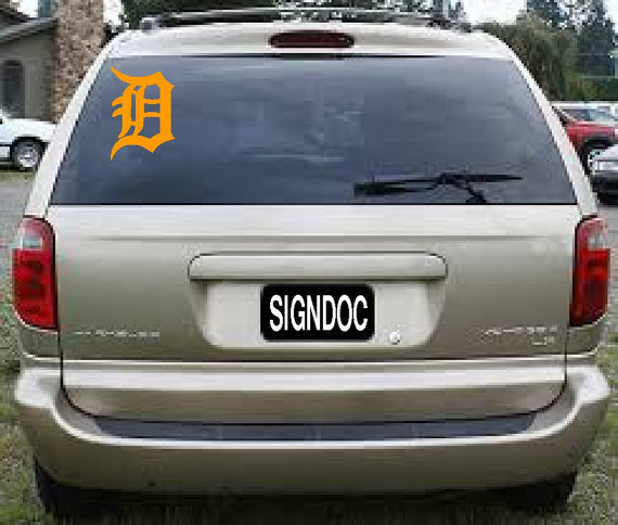 Old English D Detroit Tigers Michigan Vinyl decal sticker -BUY 2 GET a 3rd FREE