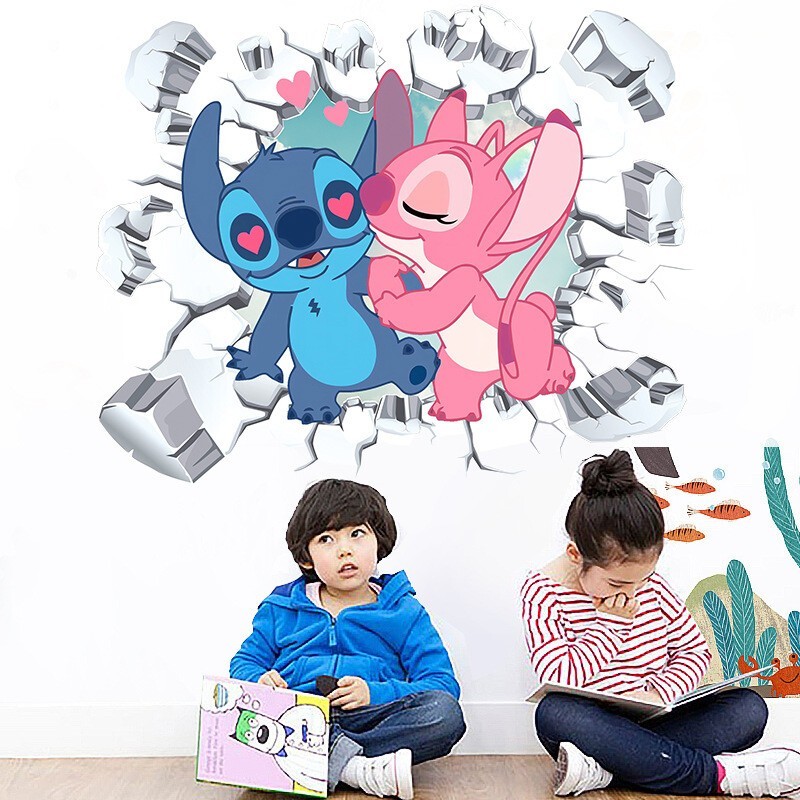 STITCH Kids Nursery Wall Stickers Bedroom Decal Art Vinyl Decals 20 Styles