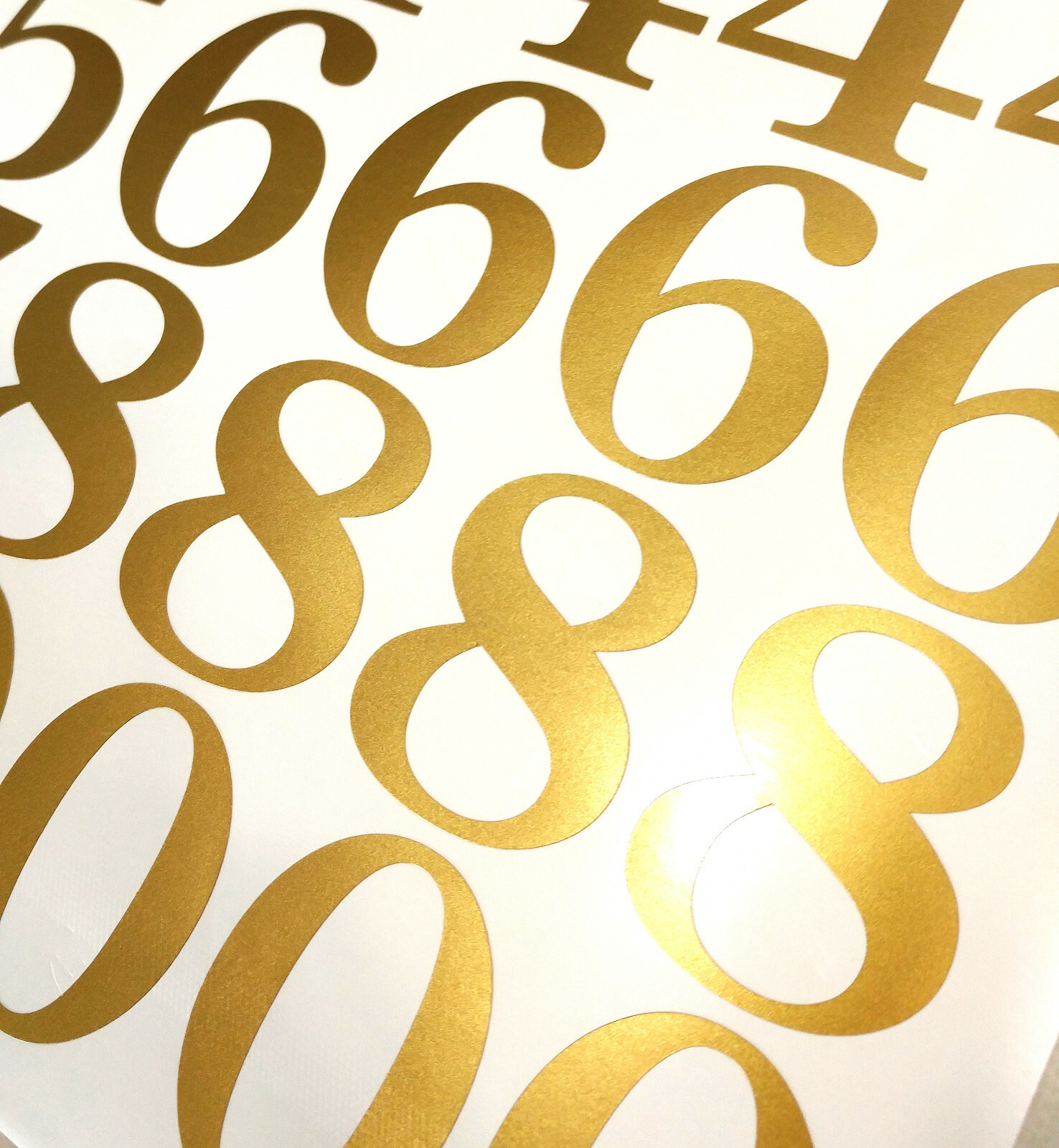 40 White,Black,Silver,Gold Vinyl Mailbox,Tool Box,Locker Numbers Classic CENTURY