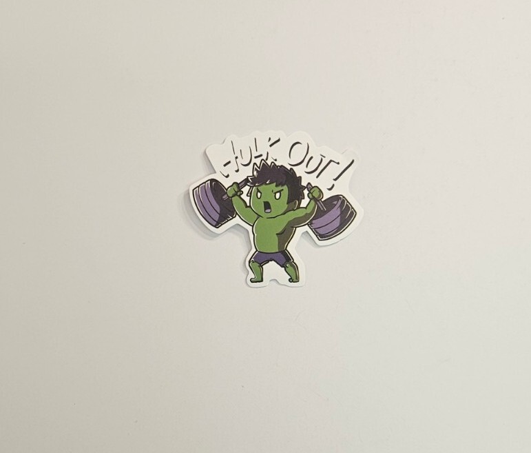 The Incredible Hulk Sticker Hulk Out! Avengers Superhero Skateboard Decal