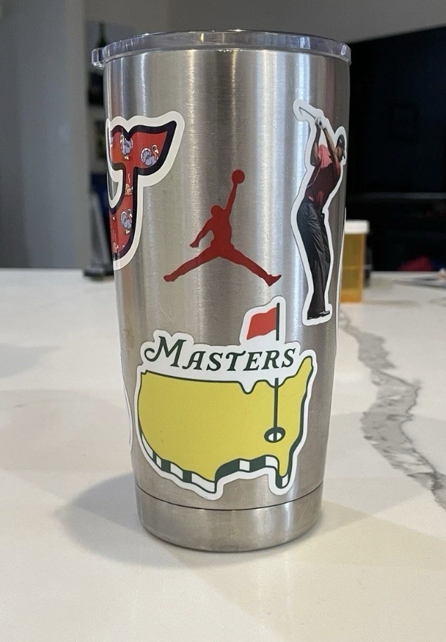 golf stickers decals (high quality) – 5 Total