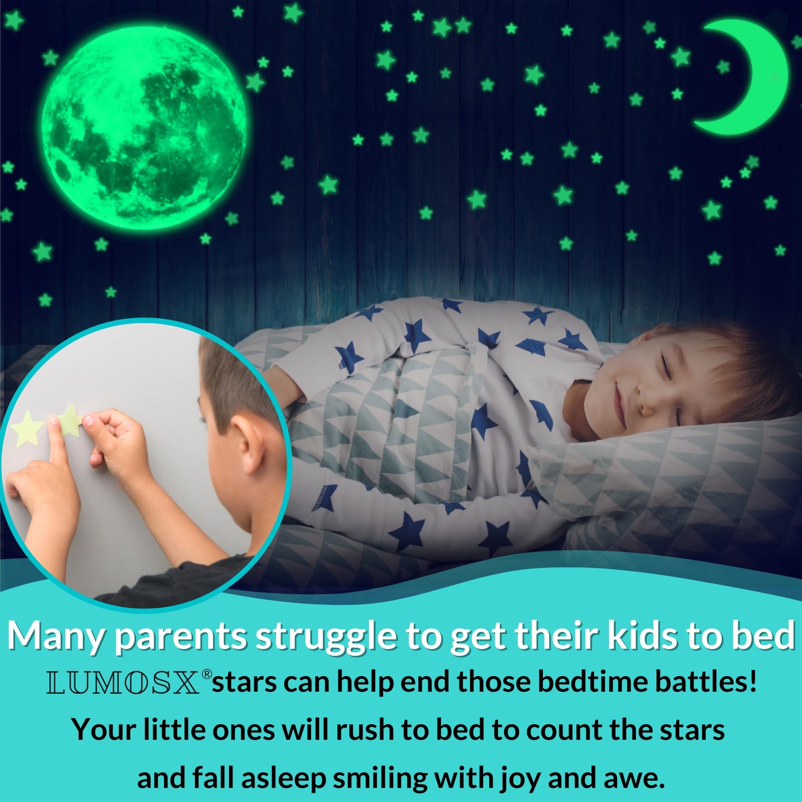 Glow in the Dark Stars and Planets – 534 pcs with Constellation E-Book | Solar
