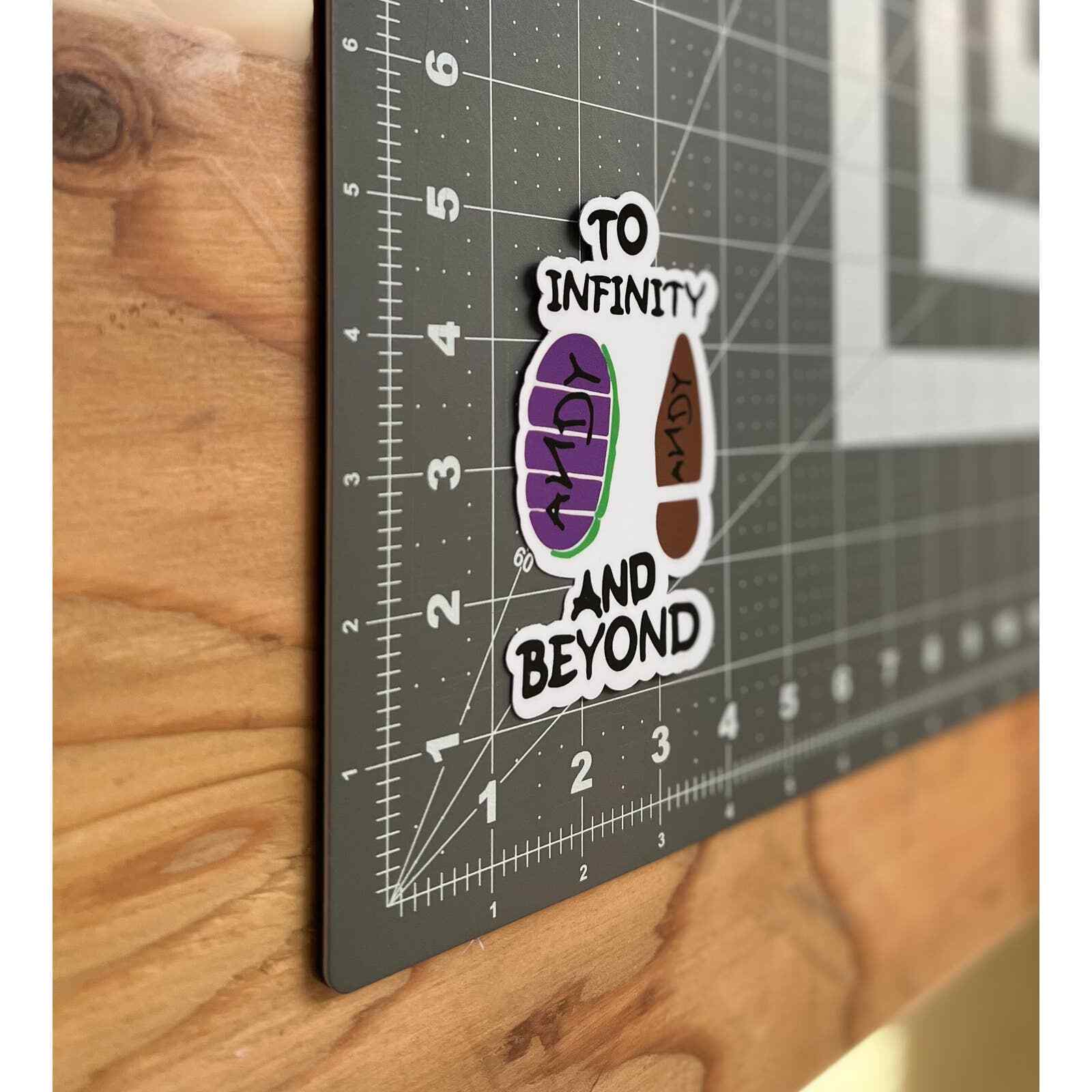 Toy Story | Infinity and Beyond | Buzz Lightyear | Vinyl Sticker | Decal