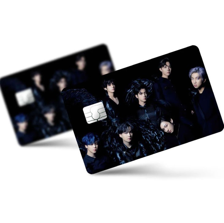 BTS Bangtan Boys Credit Card Skin Debit ATM Vinyl Sticker K-Pop Army Decal