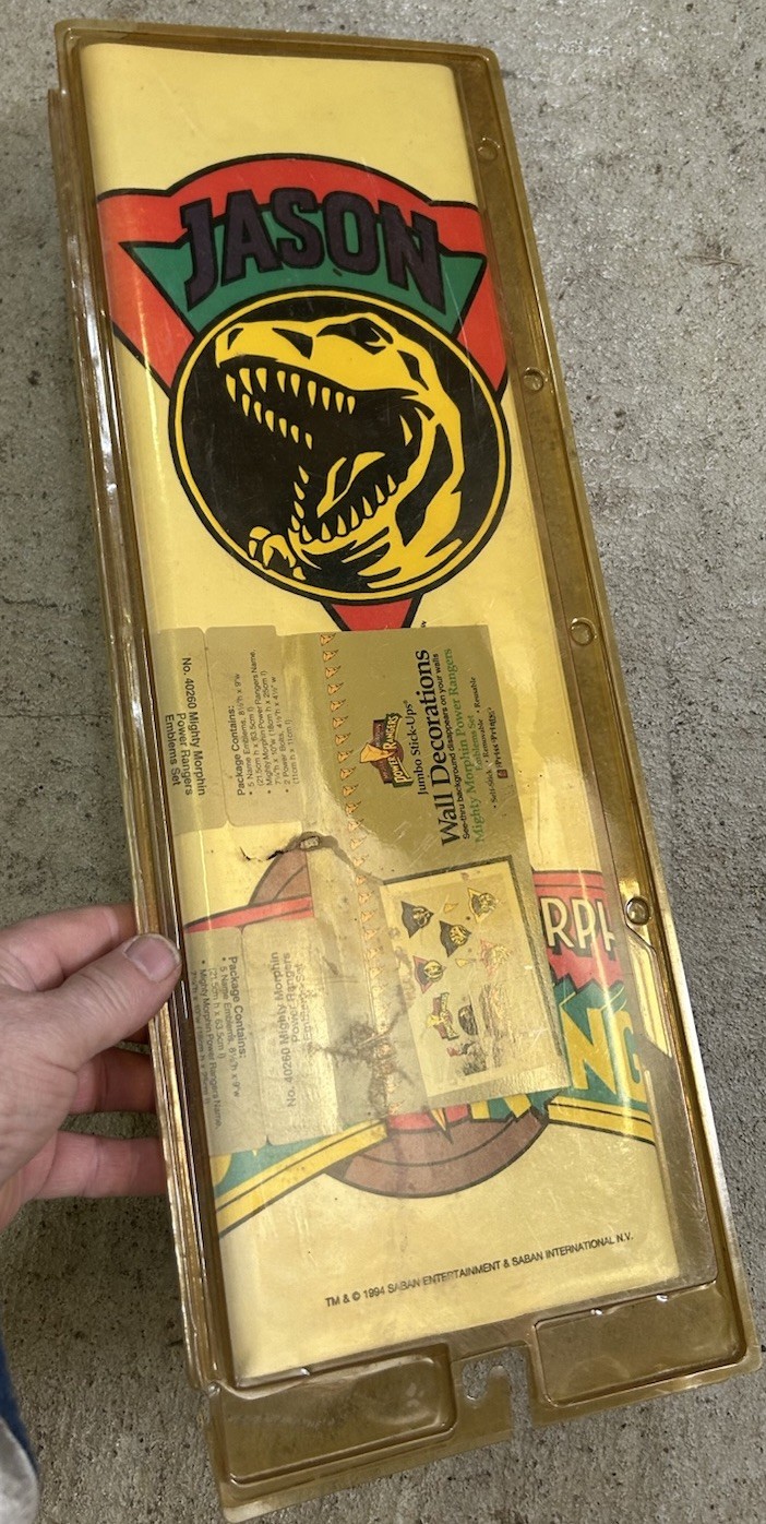 Rare 1994 Mighty Morphin Emblems Set Wall Decorations Priss Prints No. 40260