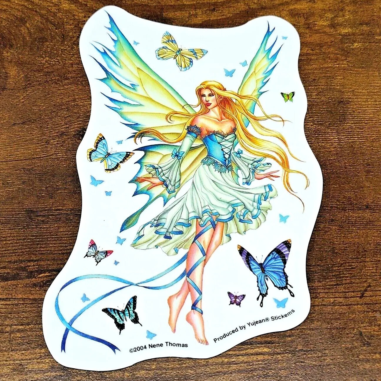 Yujean Stickems PRELUDE IN BLUE Fairy Sticker Decal, Nene Thomas 2004