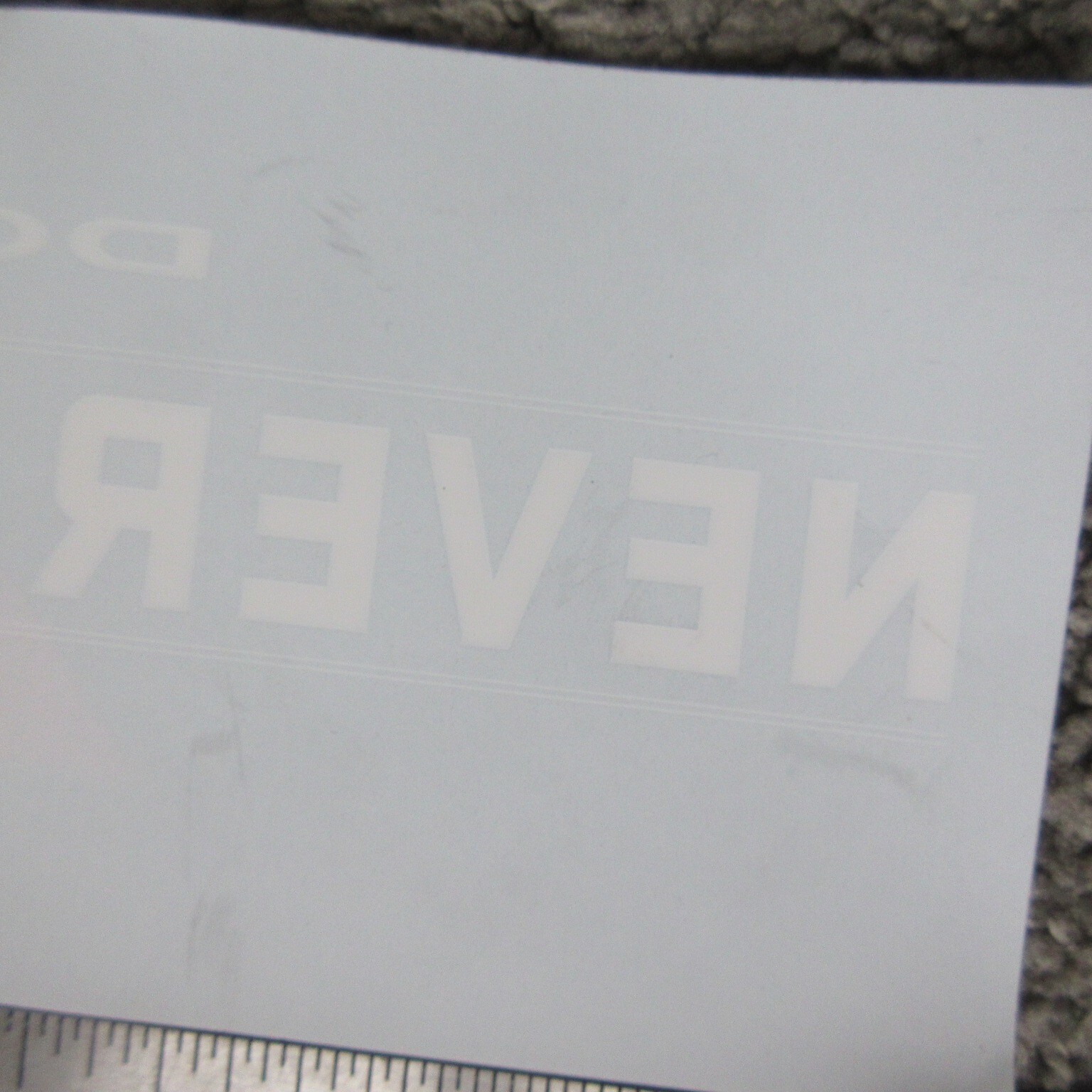 NEW 5" DODGE NEVER NEUTRAL WINDOW STICKER LOT X5