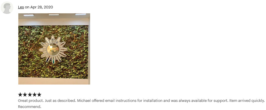 Climbing IVY Wallpaper 144"x100" Removable Wall Mural Plant Green Grass Backdrop