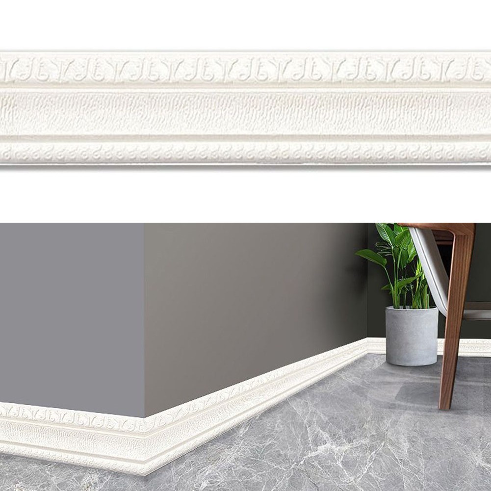 Foam Molding Trim Home Anti-collision Background Decals Skirting Border