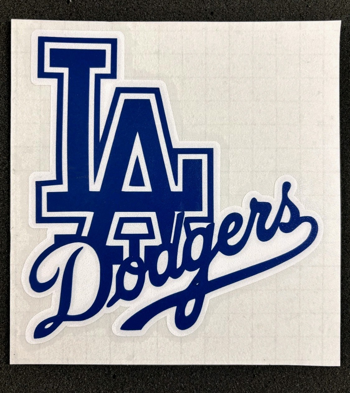 LA DODGERS VINYL DECAL STICKER 5X5 INCHES NEW.