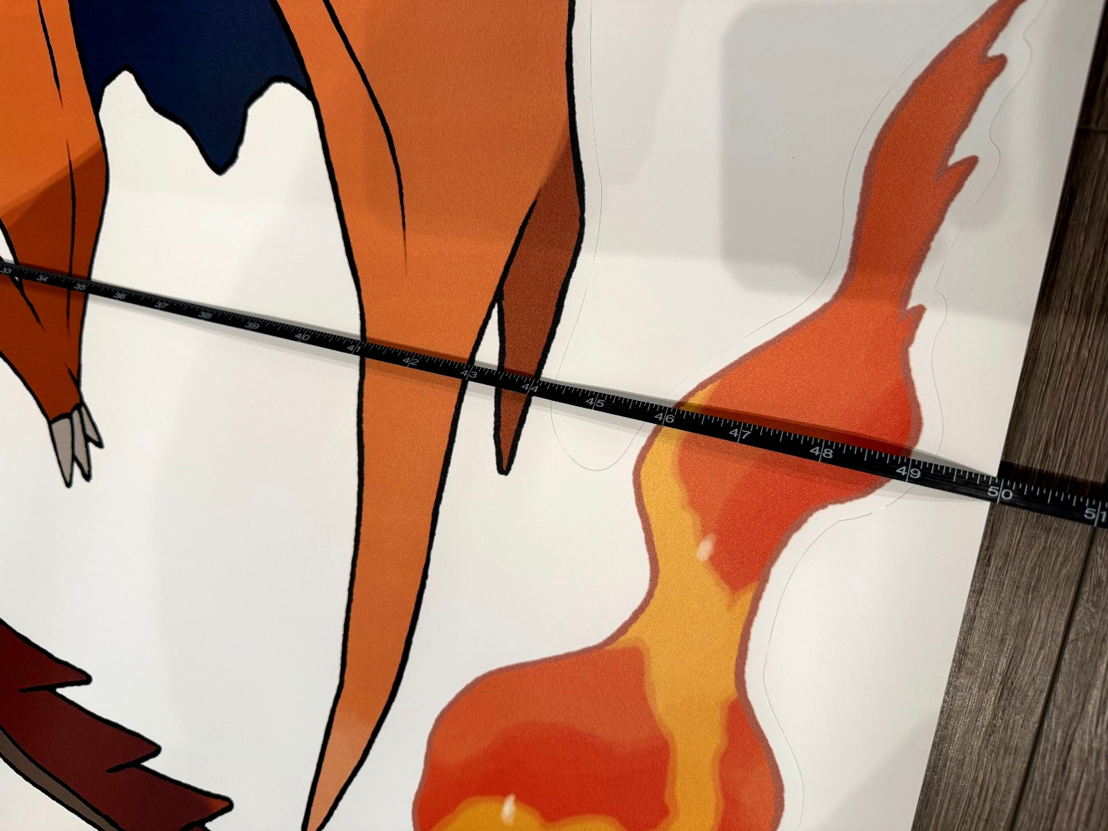 Pokémon TCG Mega Charizard Y Marketing Kit Vinyl Decal Mega Evolution 41" X 49"