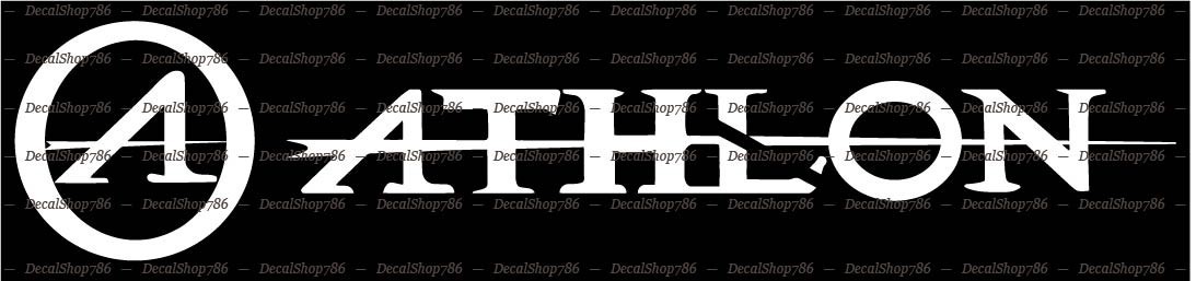ATHLON Optics – Hunting/Shooting – Car/SUV Vinyl Die-Cut Peel N' Stick Decals