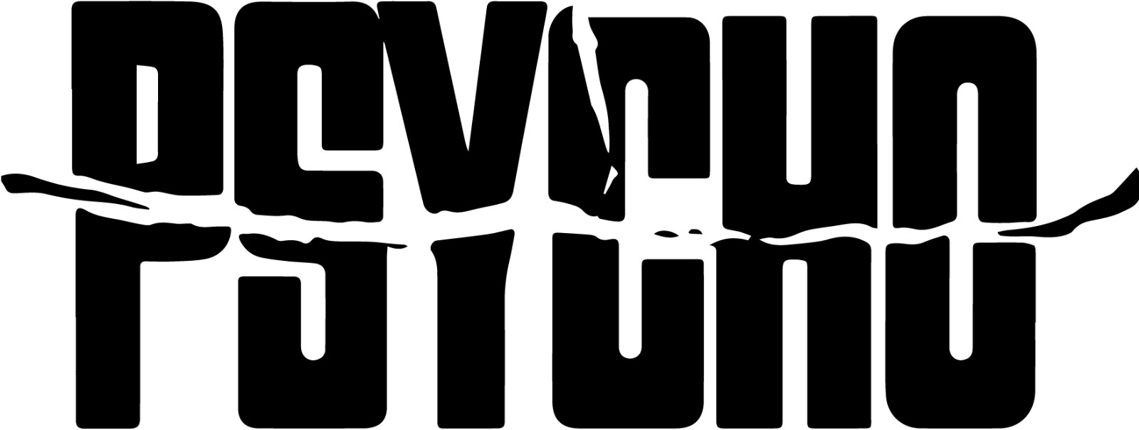 Psycho 1960 VINYL DECAL horror movie Alfred Hitchcock