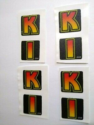 Kiss Pinball Machine KIKI Decals Set Of (8) Items For Drop Target Bank