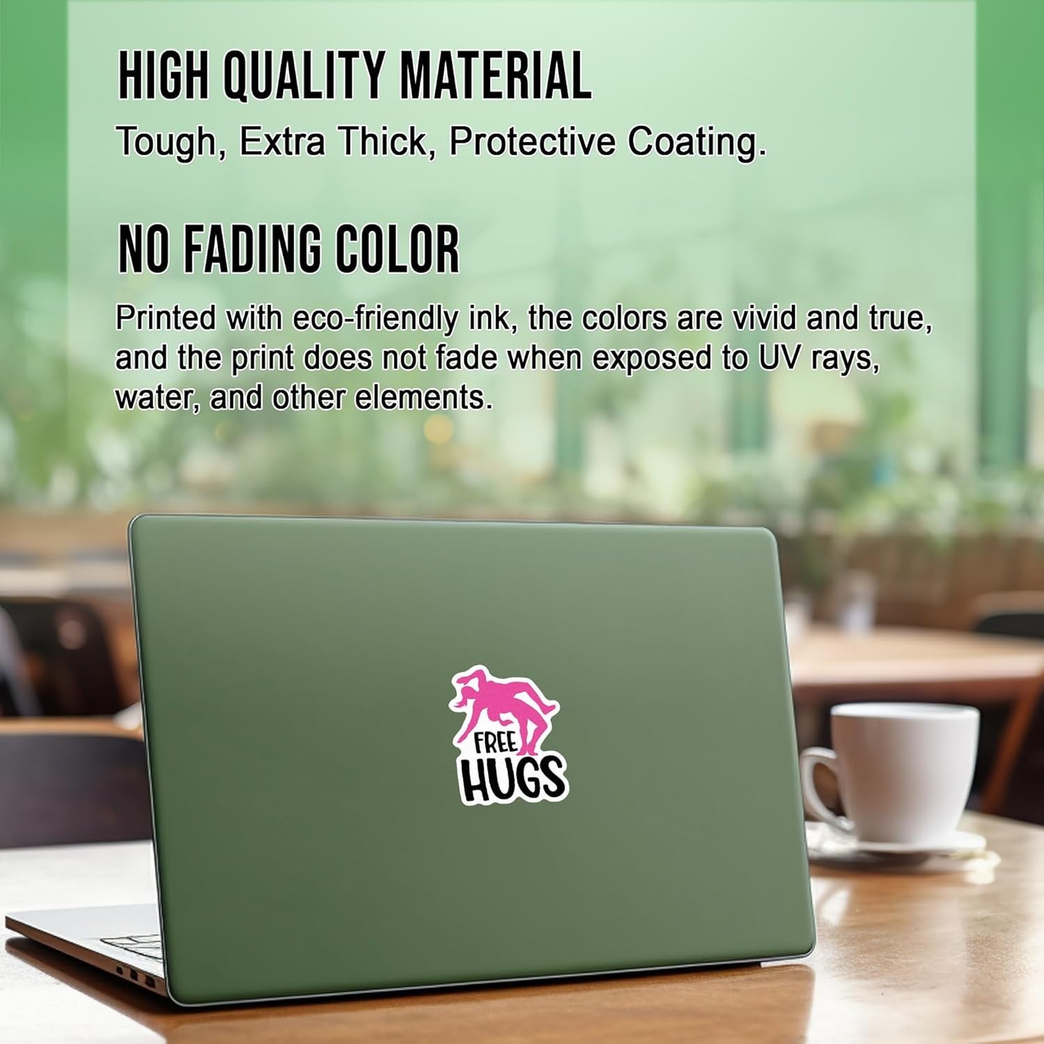 Wrestling Girl Sticker,Wrestling – Free Hugs, Cool Wrestler Decal Size 3"