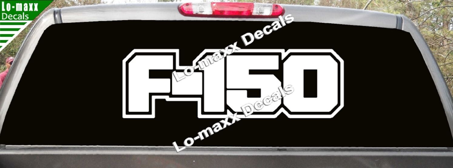 Ford F-150 Custom Lettering Graphics High Performance Die Cut Vinyl Decal