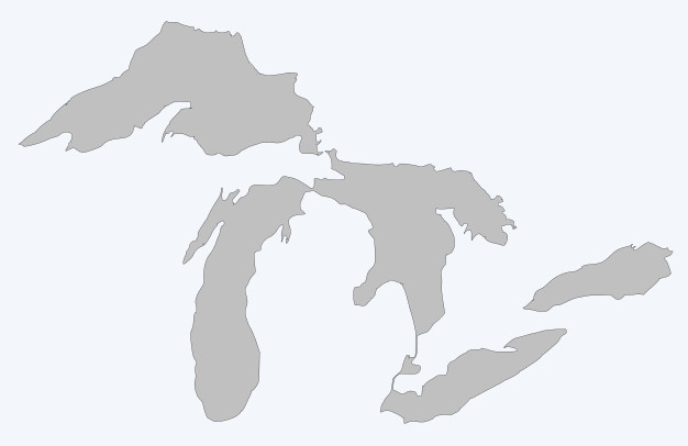 Michigan Great Lakes Vinyl Decal Sticker – You choose color and size