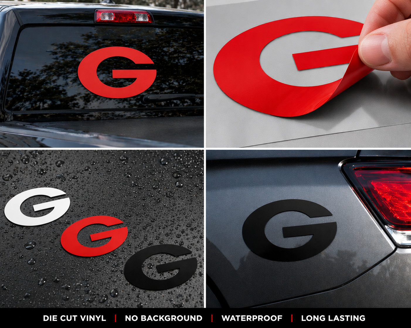 Georgia G Vinyl Decal Sticker Bulldog Inspired Car Laptop Window 2-8"