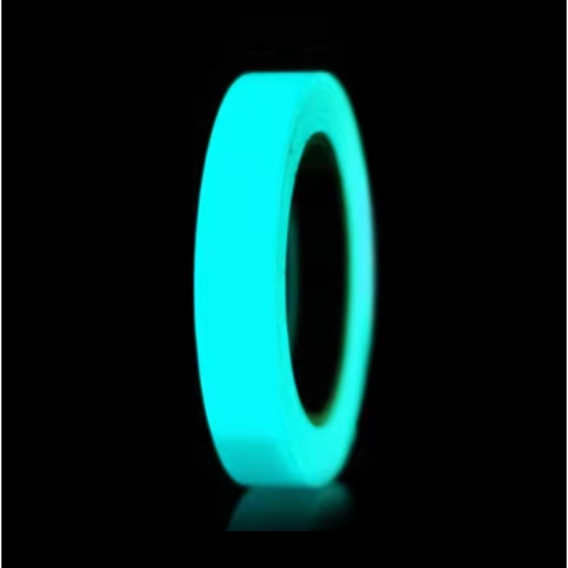 2x Glow-In-Dark Luminous Tape Blue Adhesive Strip Floor Fluorescent 10ft Roll