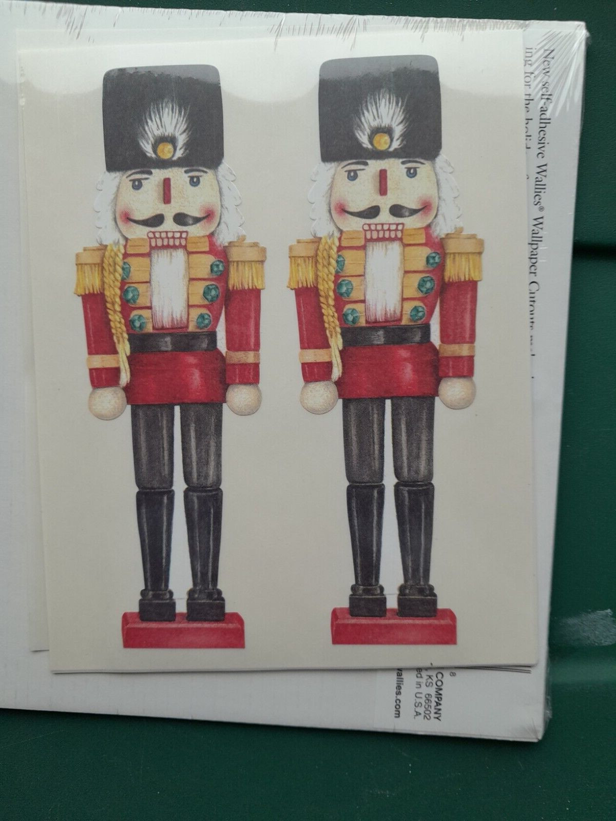 CHRISTMAS NUTCRACKER Wall Stickers 25 Decals Holiday Decorations Wallies New