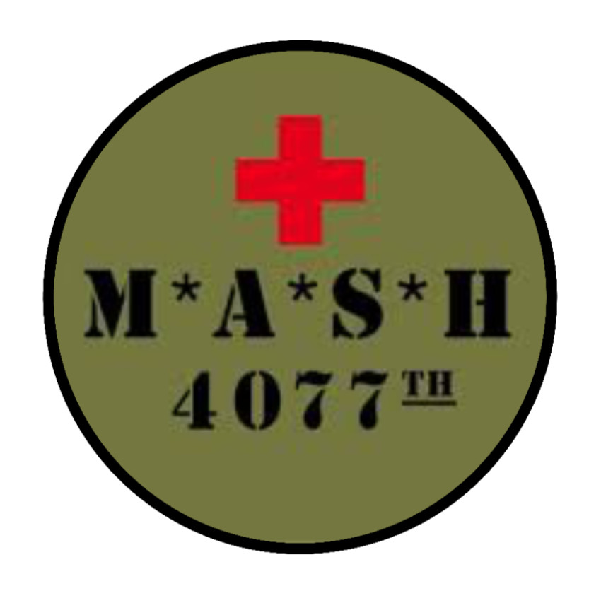 MASH 4077th (Classic TV) 4" Vinyl Decal Car Truck Cooler Laptop Bar Grill Smoker