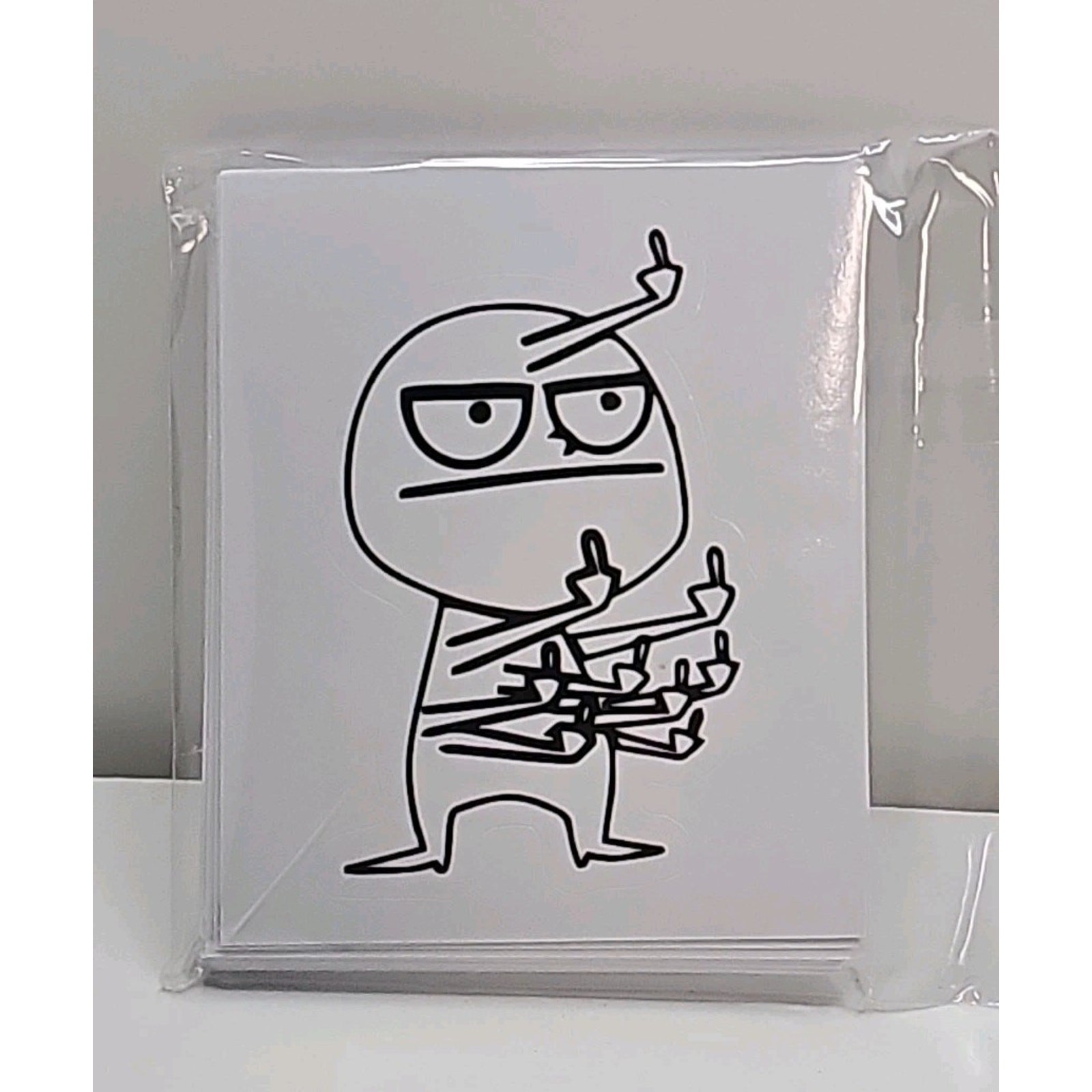 Fuck-off MEME STICKERS 2.5IN×2IN PRANKS 100 STICKERS ADULT PRANK
