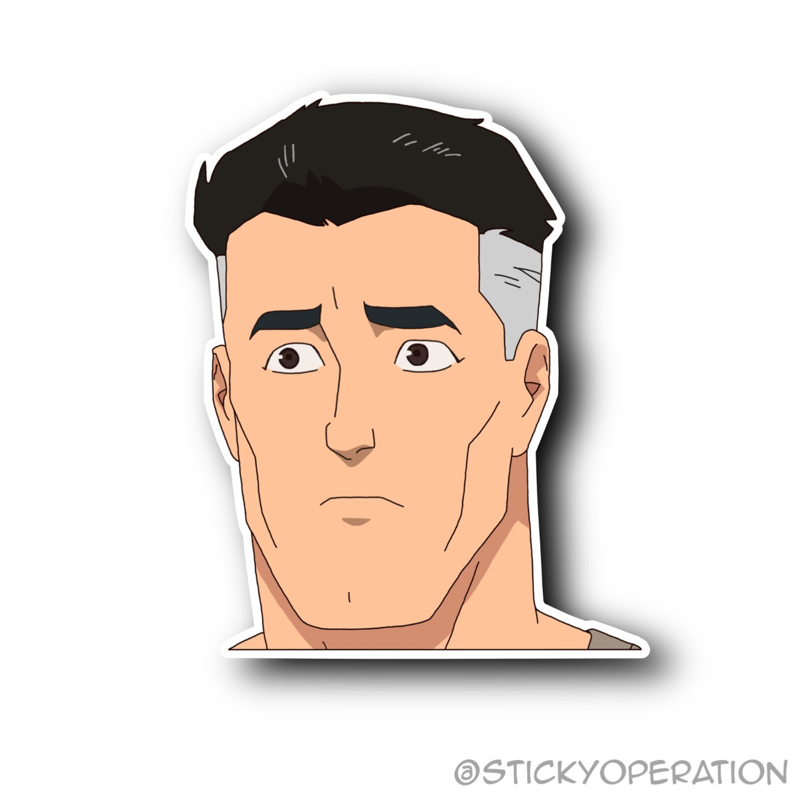 Omni Man Invincible "Pretty Sure" vinyl decal sticker