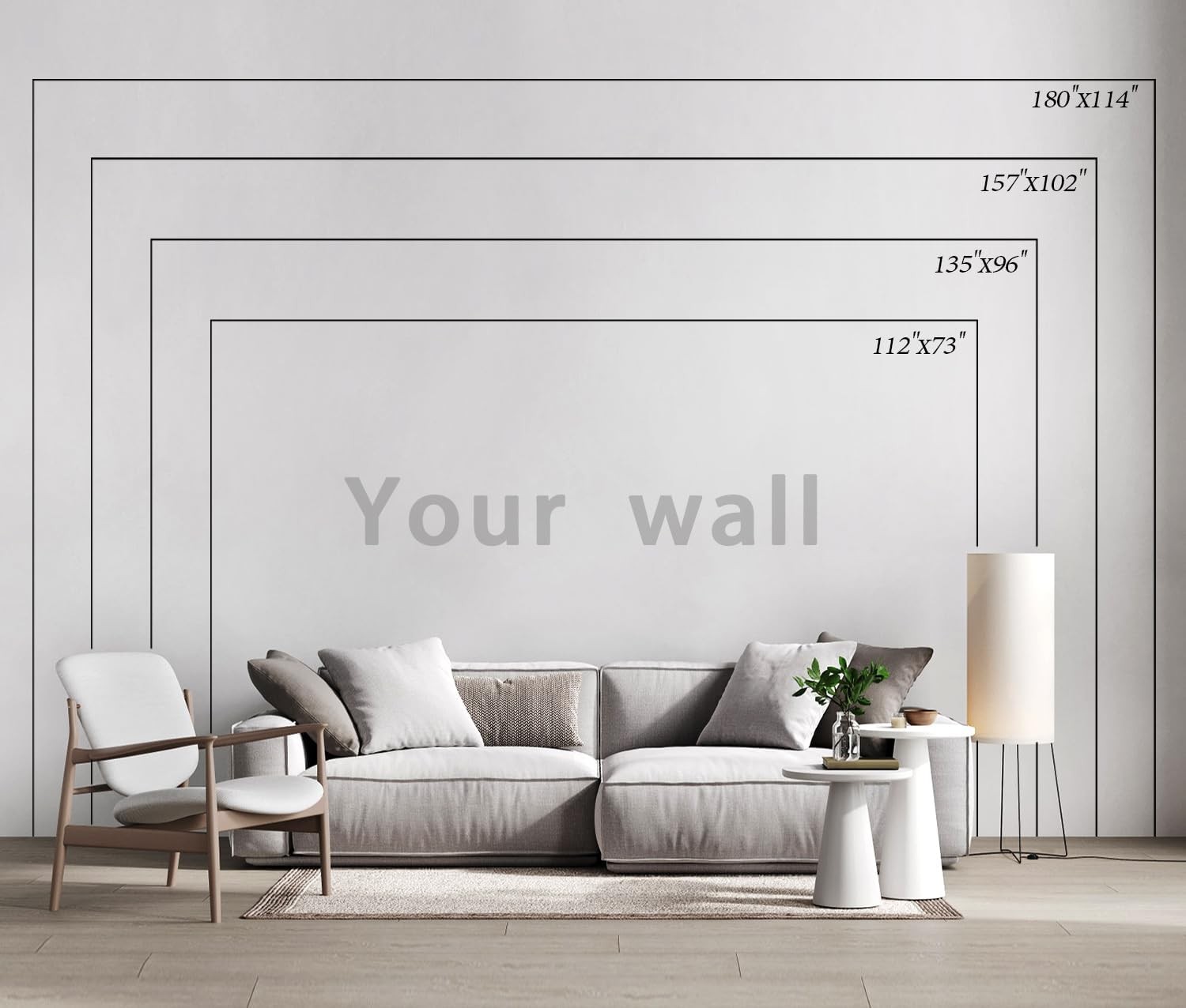 3D Black Grey Gold Geometric Wallpaper Mural 135×96 Modern Fabric Wall Art
