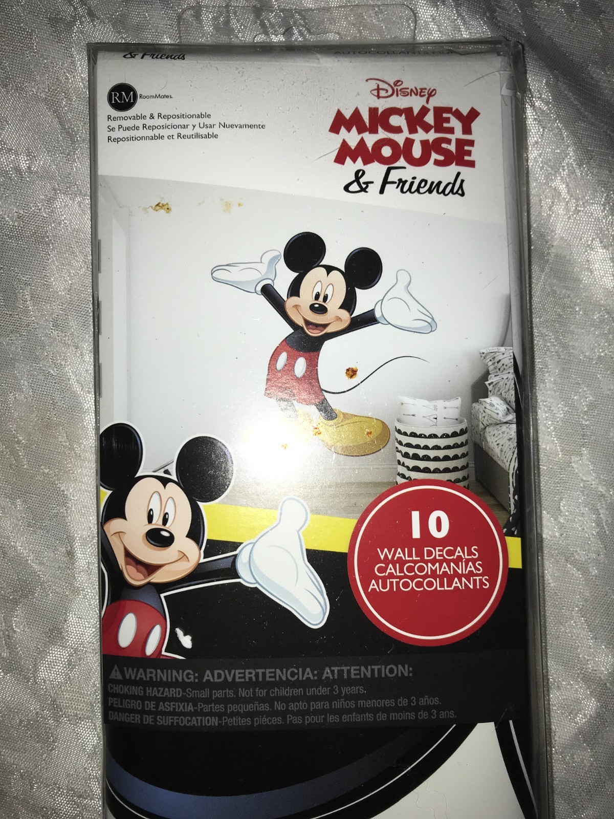 RoomMates RMK1508GM MICKEY MOUSE & Friends STICKERS Giant SET of 10 WALL DECALS