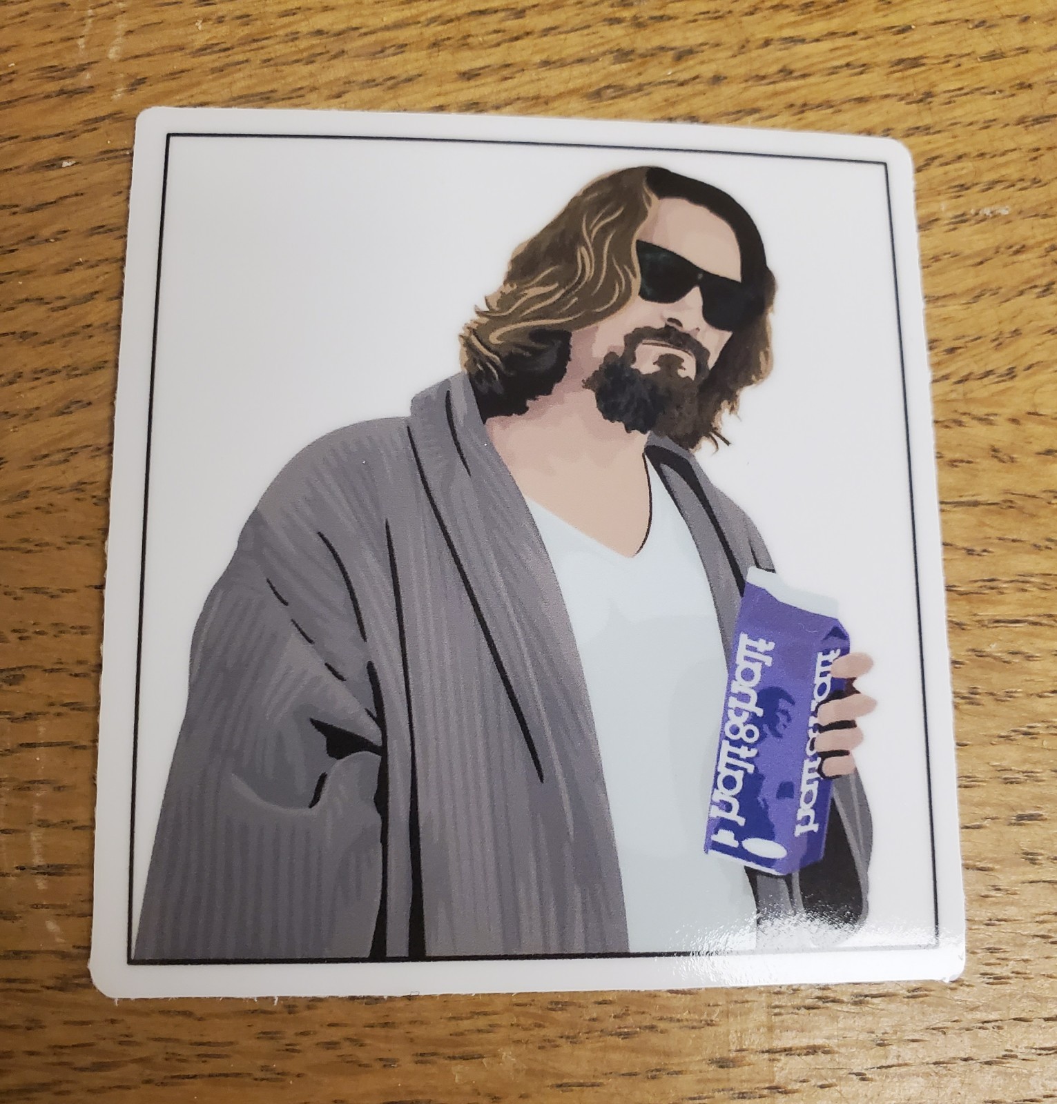 Big Lebowski The Dude STICKER 3" Made in USA 🇺🇸 *5* YEAR WARRANTY