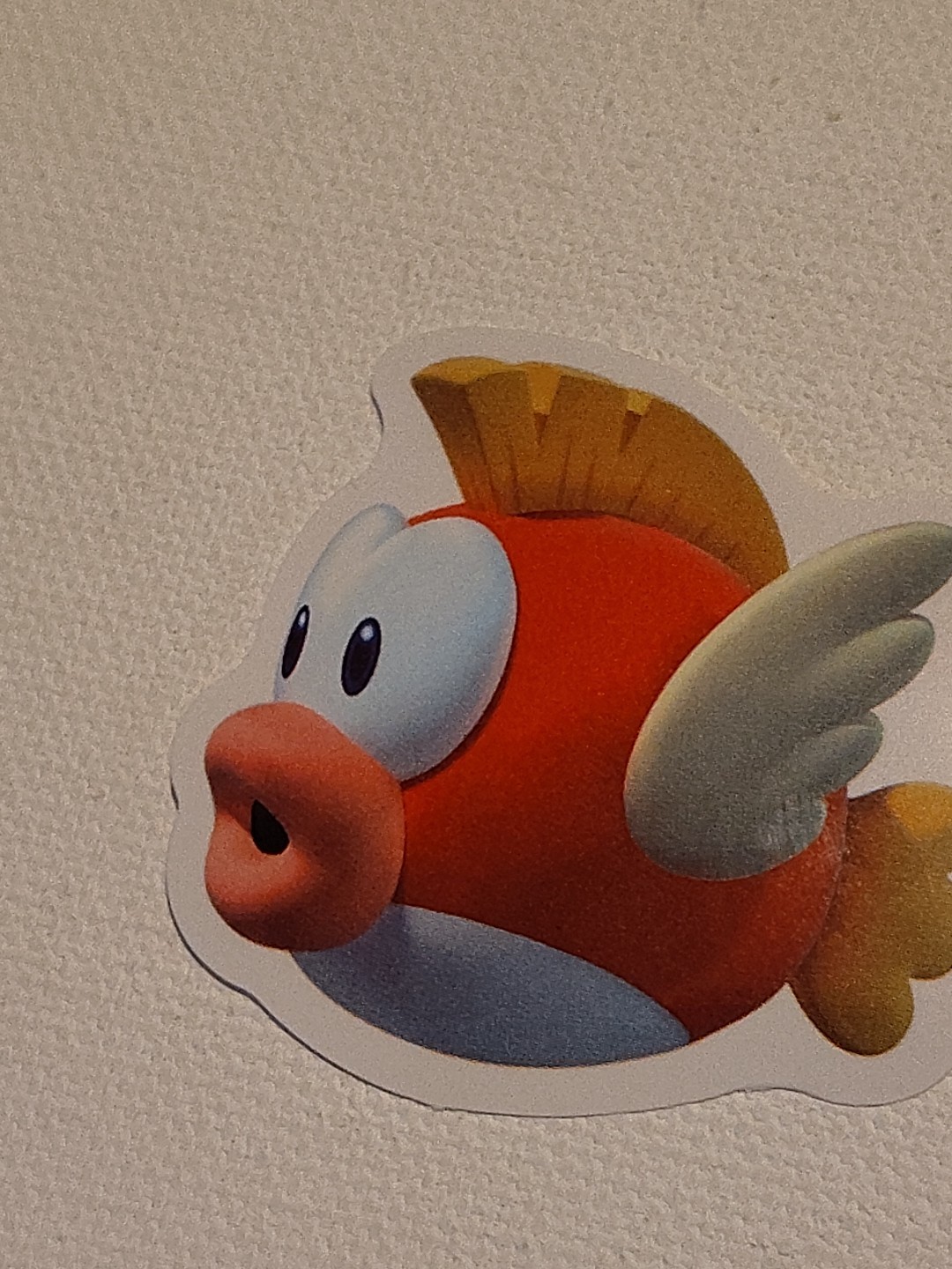 Cheep Cheep 2D Mushroom Kingdom Super Mario Enemies Sticker Decal 1.75"