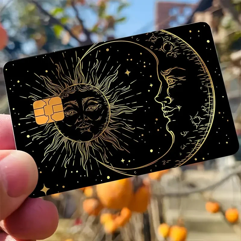 Sun & Moon Celestial Credit Debit Card Skin Sticker