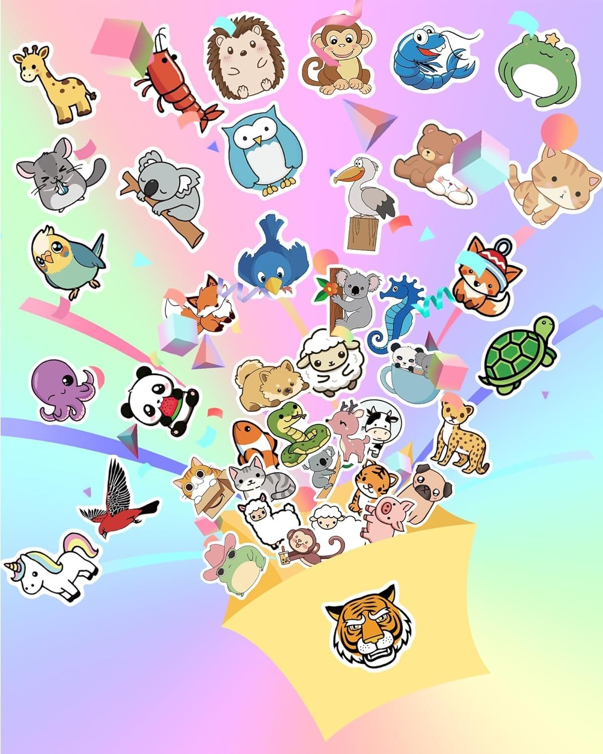 600 Pcs Stickers for Kids, Cute Water Bottle Stickers for Kids Waterproof, Vi…