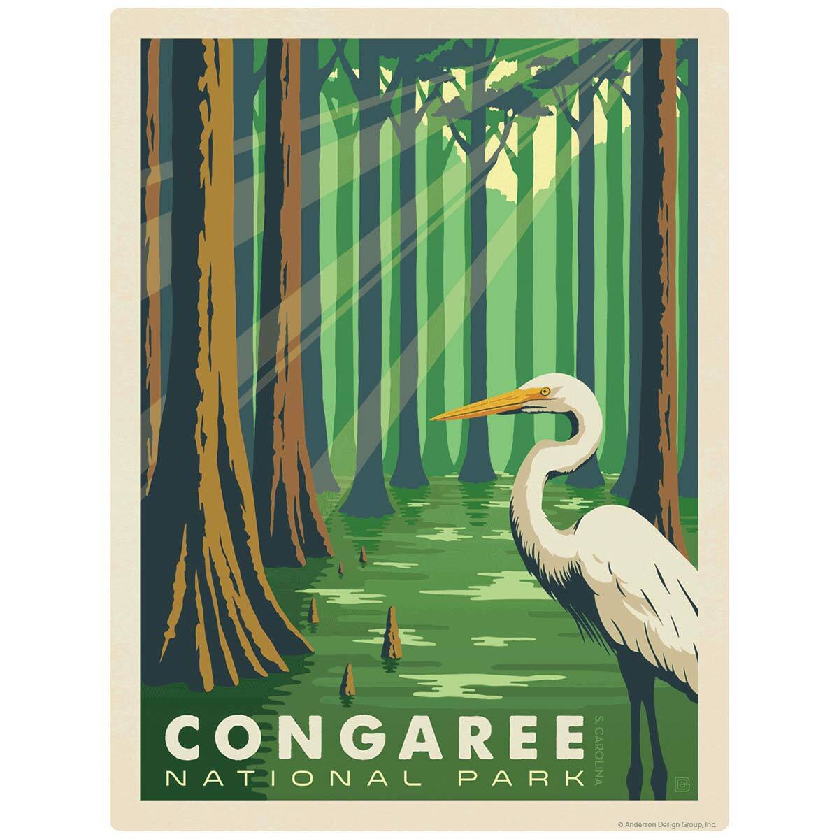 Congaree National Park South Carolina Decal Peel and Stick