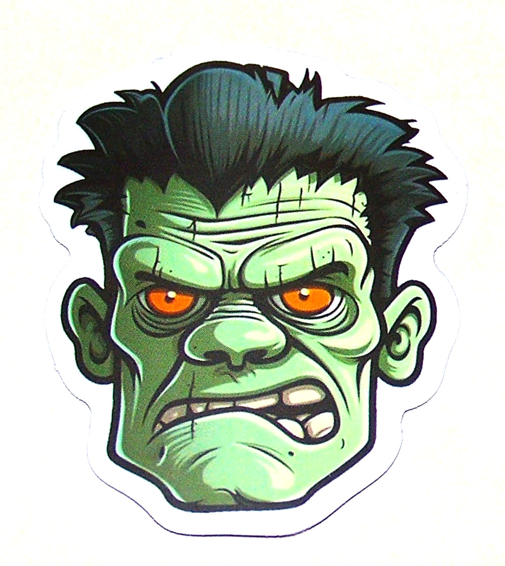 FRANKENSTEIN Cut Sticker Decal Monster Movie Horror Film Frankenstein