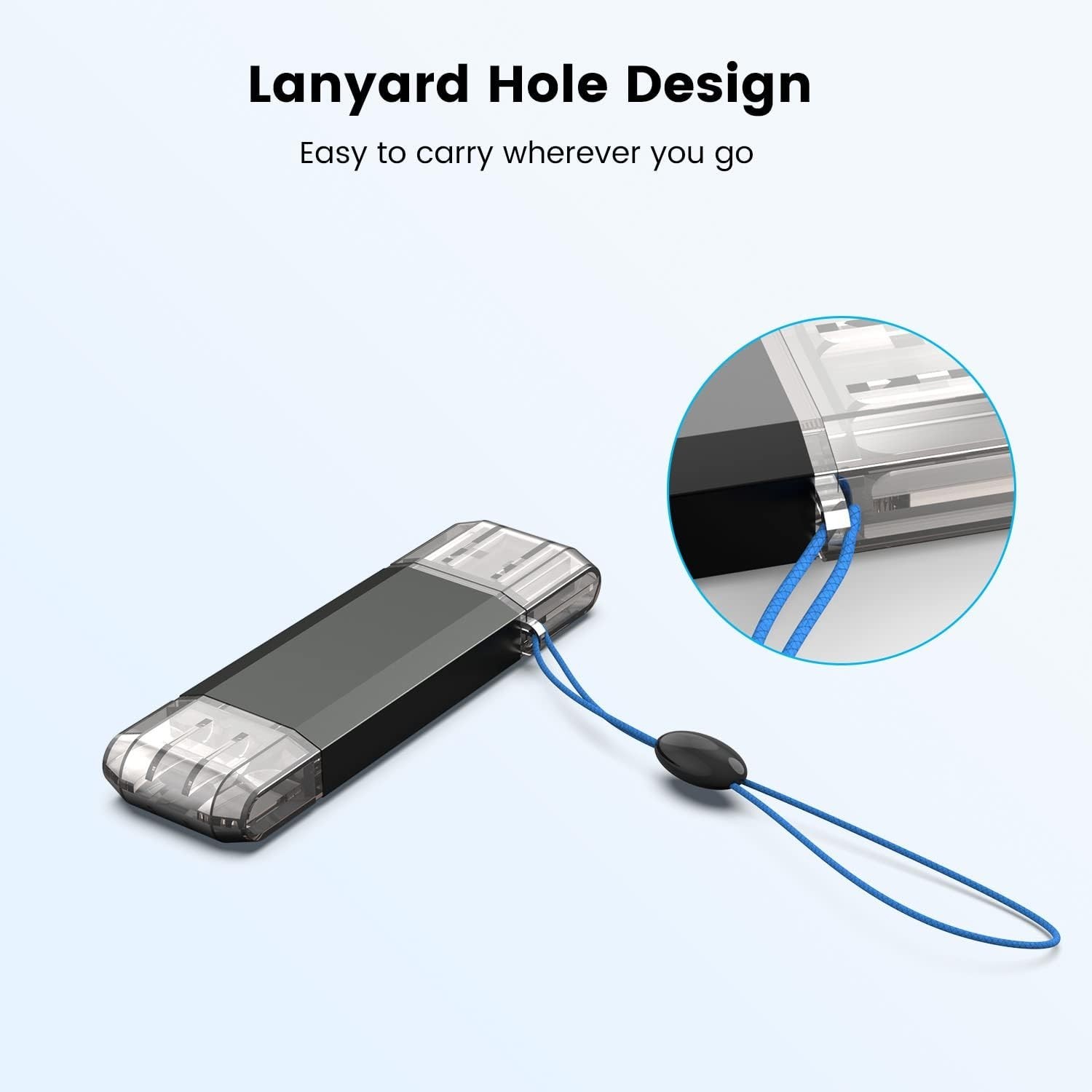 256GB USB C Flash Drive 2 in 1 OTG USB 3.0 + Tape C Memory Stick with Keychain D