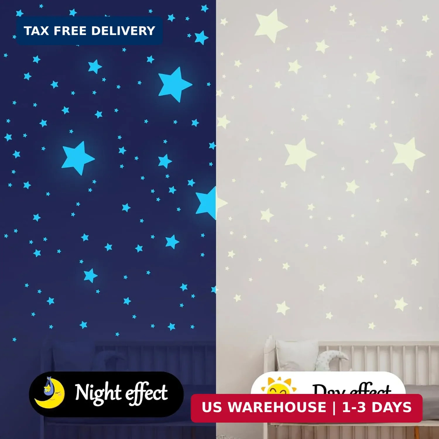 421Pcs Glow in the Dark Stars Space Wall Decals Ceiling Stars for Bedroom | Gala