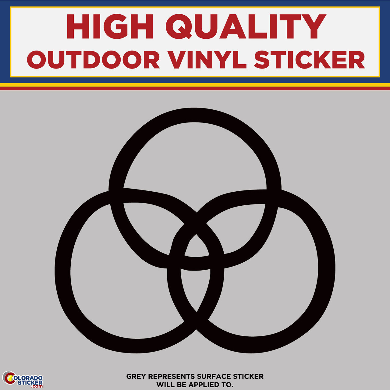 John Bonham Led Zeppelin, Die Cut High Quality Vinyl Stickers