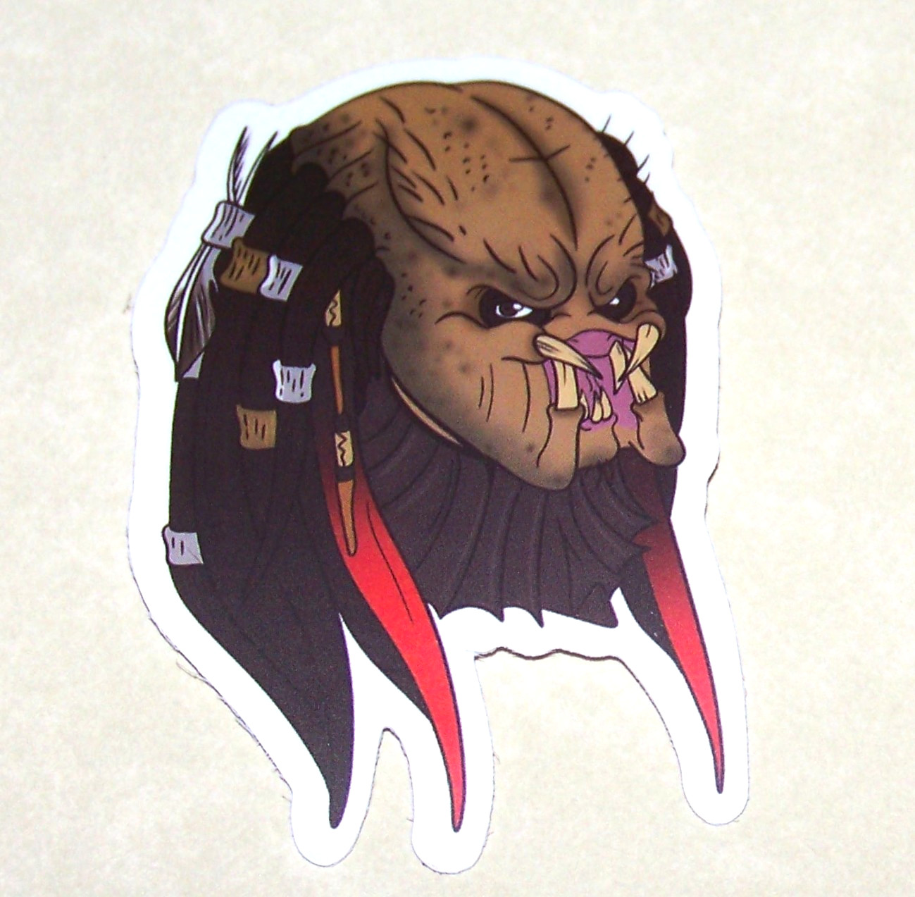 Predator Alien Hunter Cut Sticker Decal Movie Action Sci-Fi Horror Film